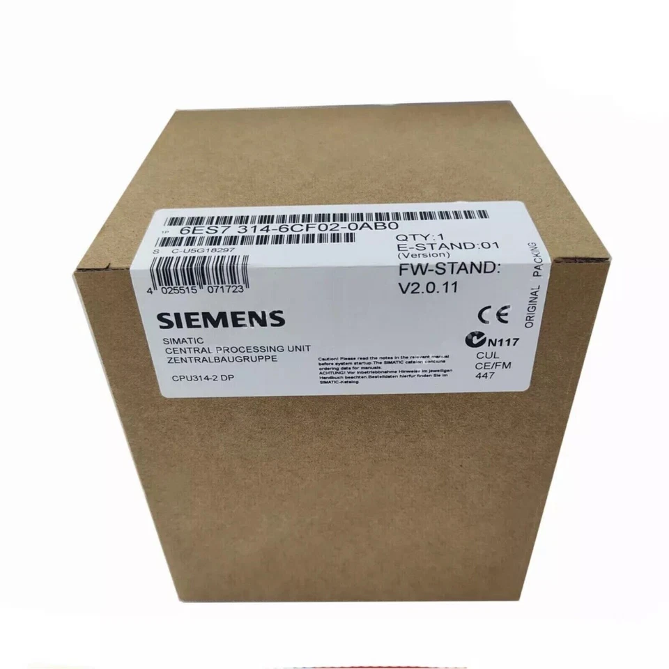 New Siemens 6ES7 314-6CF02-0AB0 6ES7314-6CF02-0AB0 SIMATIC S7-300 CPU 314C-2DP - Image 2 of 4