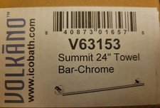 ICO Bath V63153 Volkano Summit 24" Towel Bar, Chrome