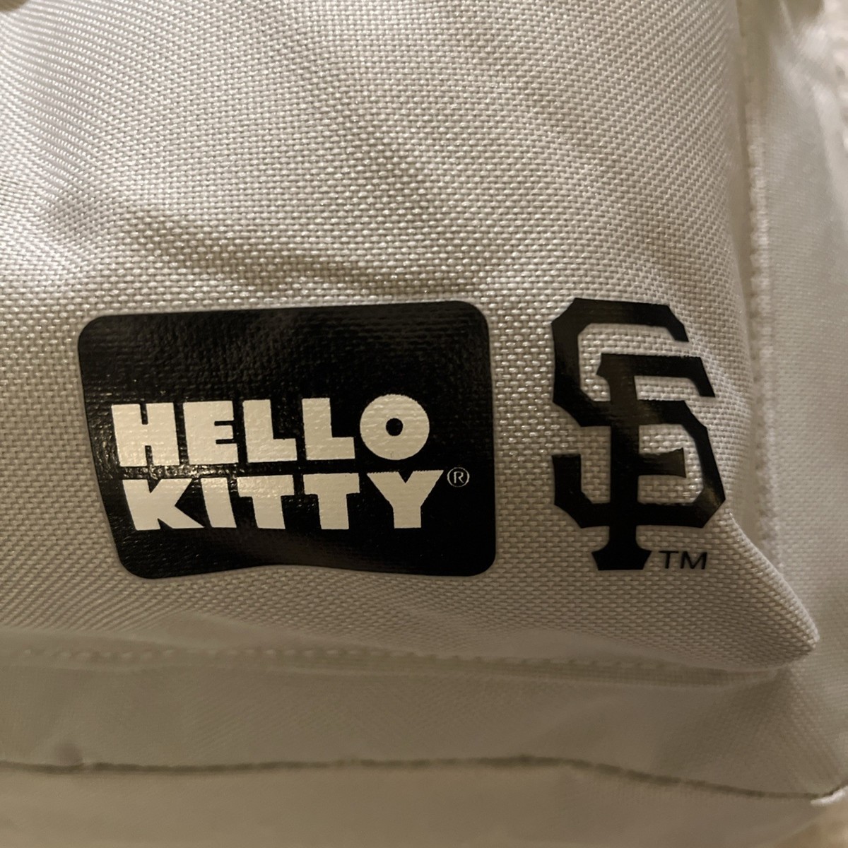 San Francisco SF Giants Hello Kitty Backpack Gray Orange Plush Bow 2018 SGA NEW San Francisco Giants Sports Fan Bags for sale | eBay main image 3