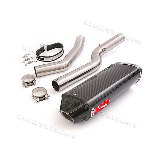 Tubo de escape sin cordones + silenciador para motocicleta Honda CBR1000RR 2004-2007 - Imagen 5 de 10