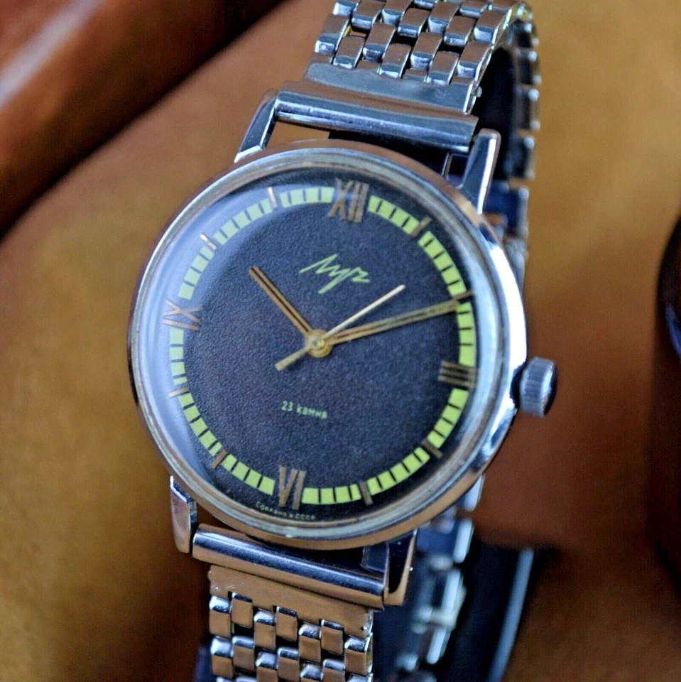 Rare Vintage Men's Watch Luch Soviet Wrist Watch 23 Jewels Cal. 2209 Serviced - Image 3 of 4