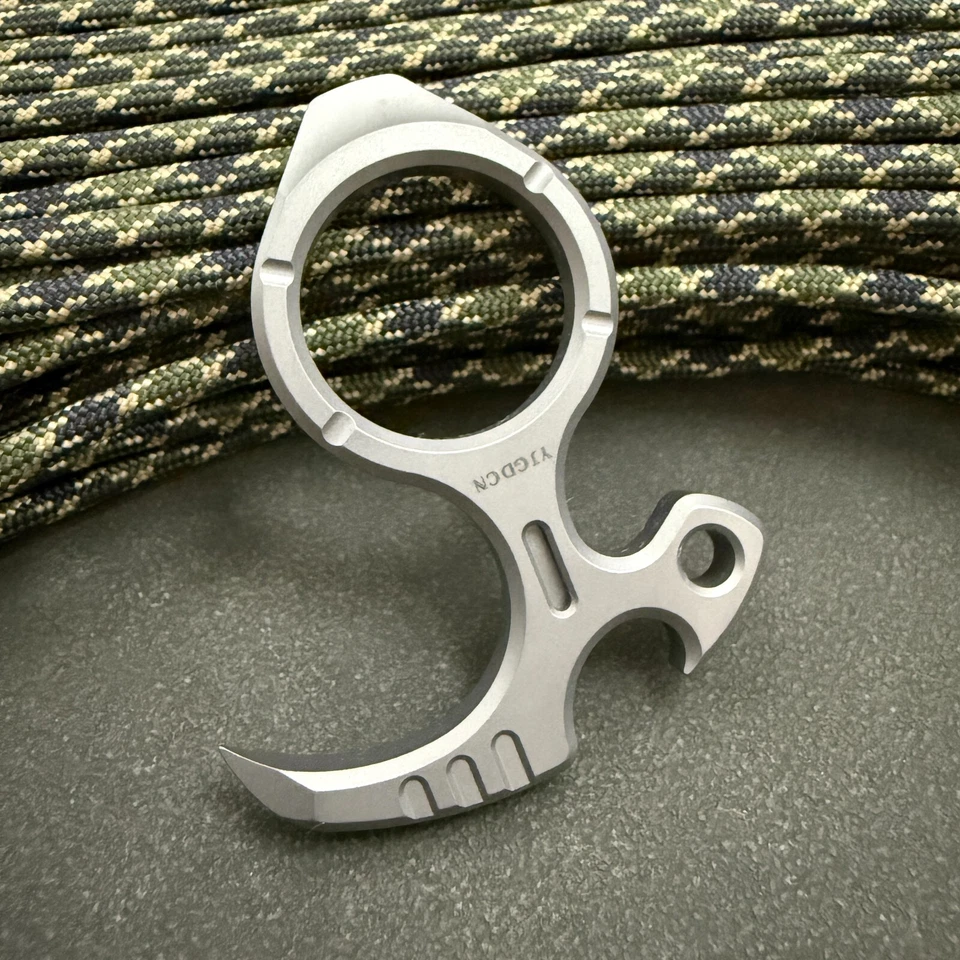 RIHE Design TC4 TITANIO PALANCA HERRAMIENTA HOZ EDC abrebotellas Foto 2 de 4