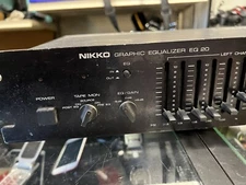 WORKING NIKKO GRAFFIC EQUALIZER EQ-20