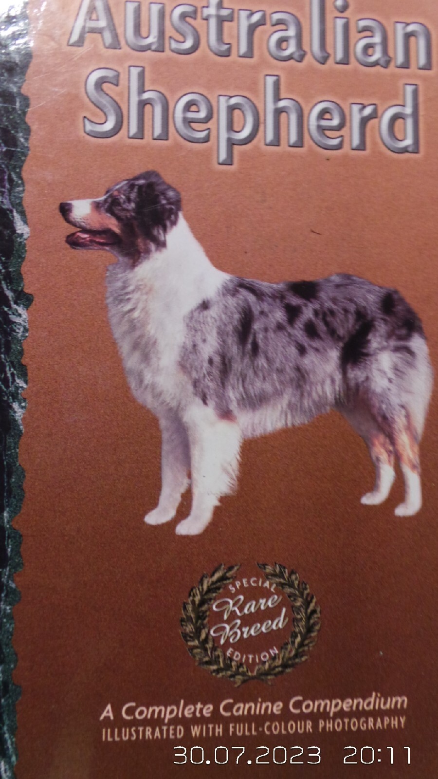 AUSTRALIAN SHEPHERD., Schwartz, Charlotte., Used, VGC.