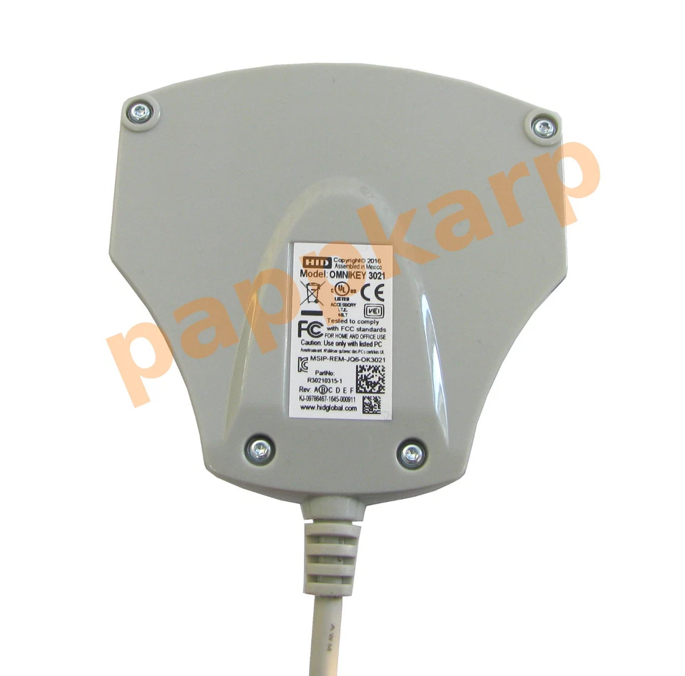 OMNIKEY 3021 USB Smart Card CAC Reader Writer Military Medical ID eID 1021 HID - Image 2 of 4