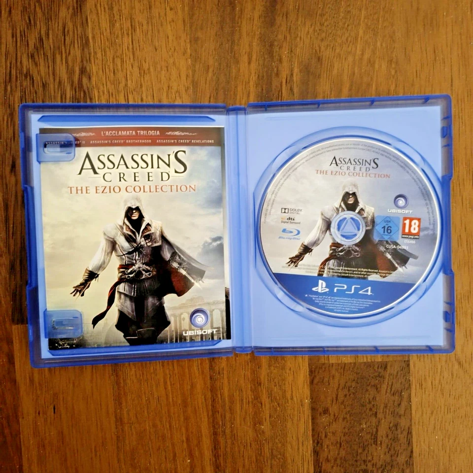 ASSASSIN'S CREED THE EZIO COLLECTION PS4 Sony Playstation 4 CONDIZIONI OTTIME🎮 - Immagine 4 di 4