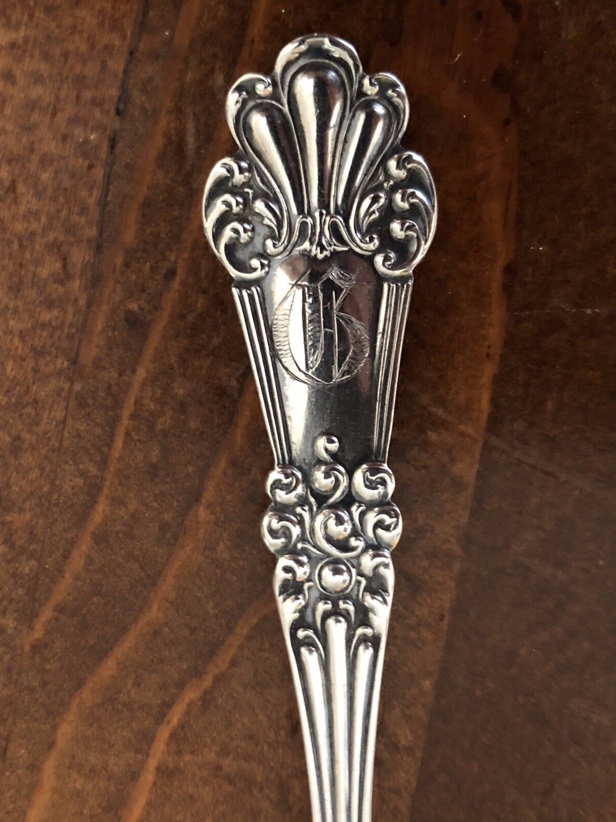 Antique Mechanics Silver Co. Sterling Silver Master Butter Knife Olympia Pattern