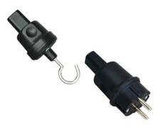 Illu Stecker + Endstück für Flachbandkabel Lichterkette außen & innen Kopp