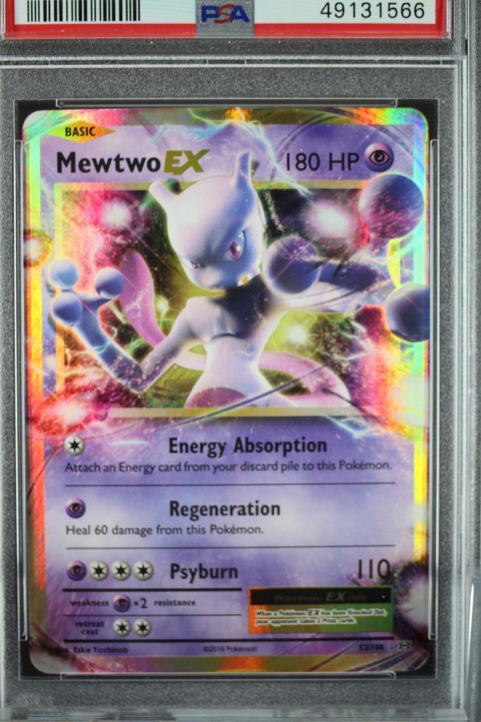🔥 PSA 6 HOLO MEWTWO EX 52/108 #52 (XY Evolutions) Pokémon Card | eBay