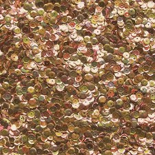 5mm Cup Sequins Gold Rainbow Iris Shiny Metallic. Made in USA