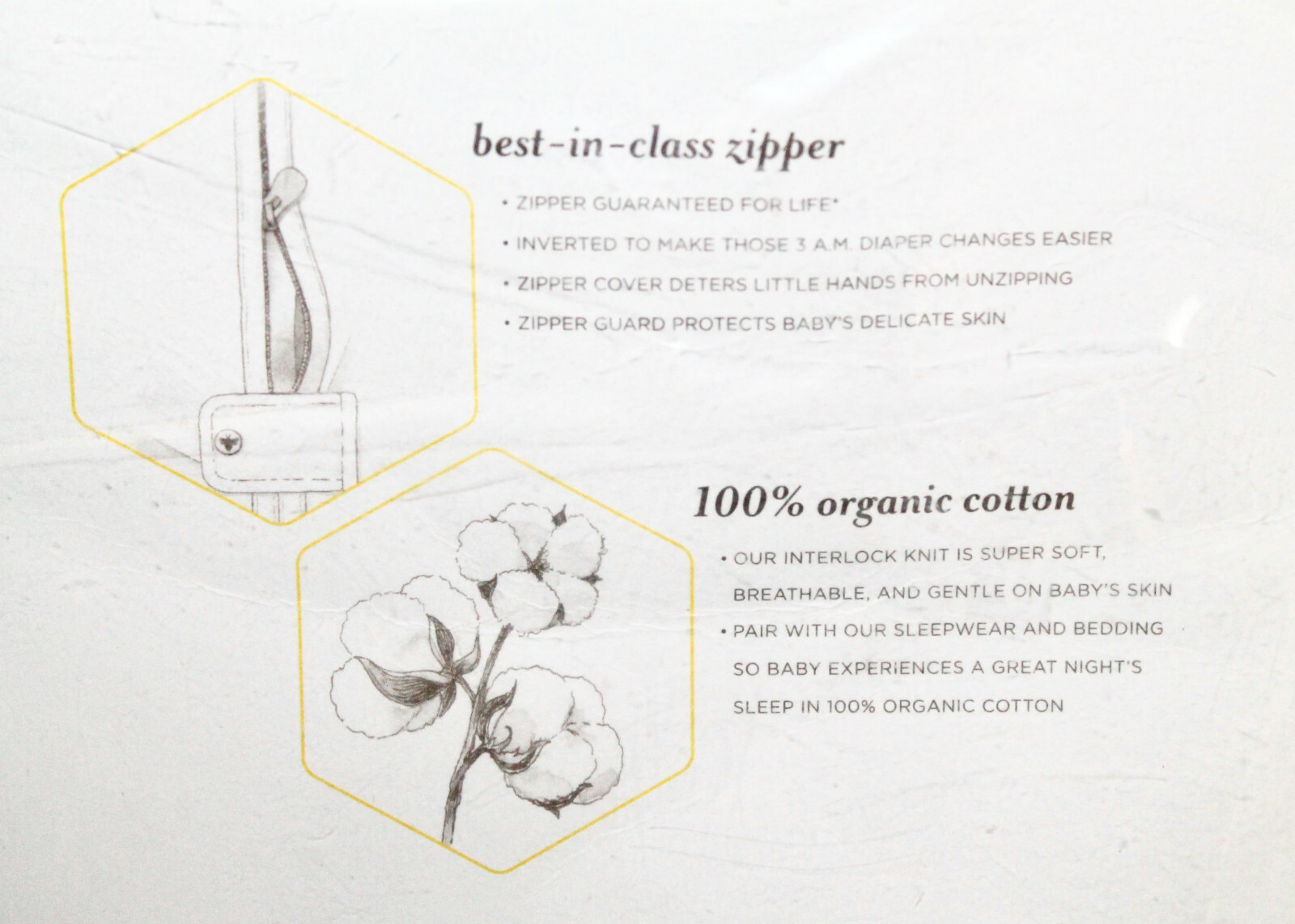 NIP BURT'S BEES BABY Beekeeper Wearable Blanket Pink White Size Small