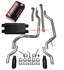 Fits 09-20 Toyota Tundra Performance Dual Exhaust Kit - Flowmaster 50 HD Muffler