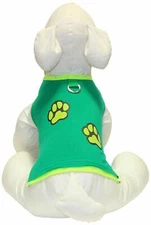 Gooby Muscle-T for Dogs, Medium, Green