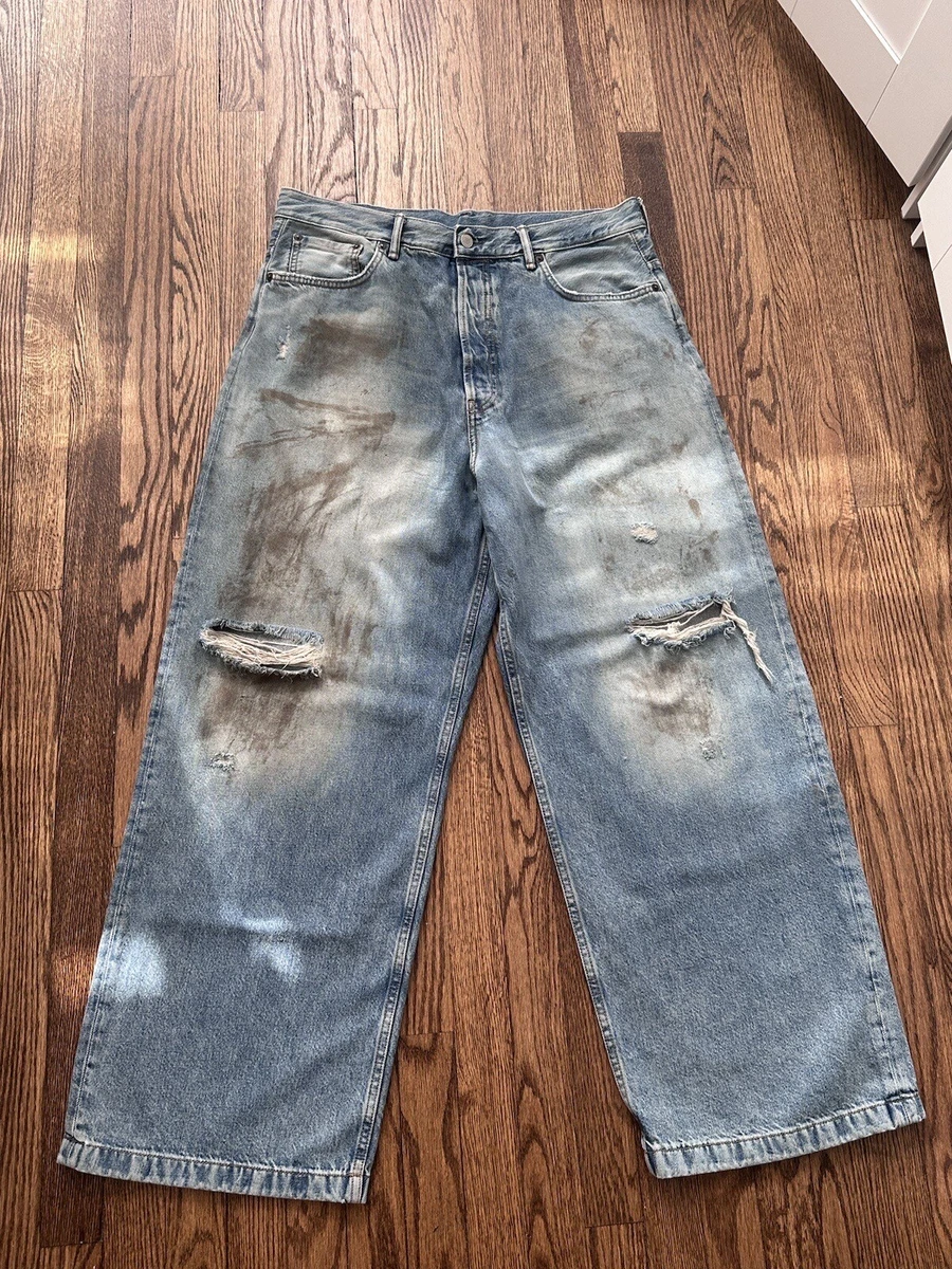 ours着用　acne studios 1989 loose fit jeans Acne Studios - Loose fit jeans - 1989 - Black