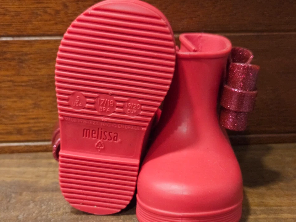 BOTA MINI MELISSA MINI MELISSA ROSA NIÑOS PEQUEÑOS Foto 2 de 4