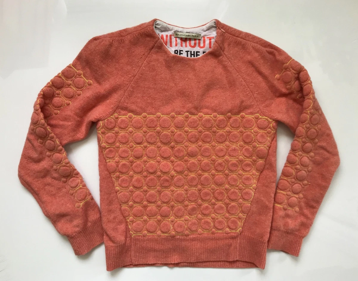 Balenciaga orange sweater sale