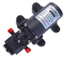 Water Pressure Diaphragm Pump 12V 1.1 GPM 35 PSI for Caravan RV Marine Boat