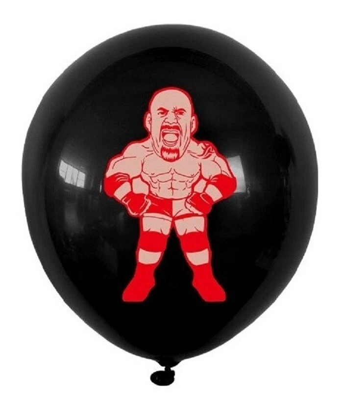 Globo de Lucha Libre WWE 18 12" Luchador Luchador Fiesta de Cumpleaños Decoración Foto 3 de 4