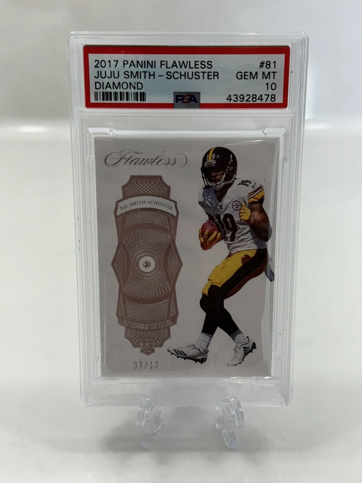 JuJu Smith-Schuster Panini Flawless #81 Diamond
