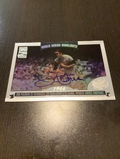 2003 Topps World Series Highlights Auto Jim Palmer Autograph