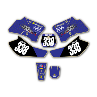YAMAHA OF TROY TTR90  Factory Graphic Decal Sticker Kit  Fits 2000-2008