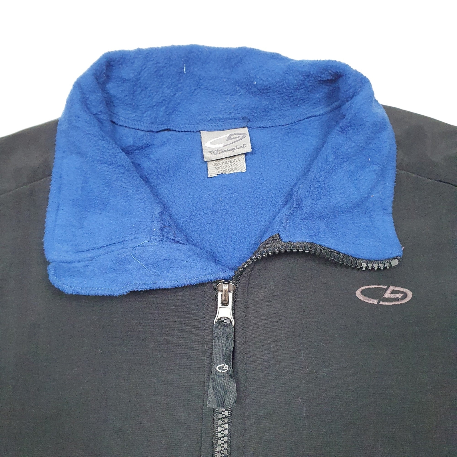 CHAMPION Full Zip Polyester Fleece Jumper Womens M image 2