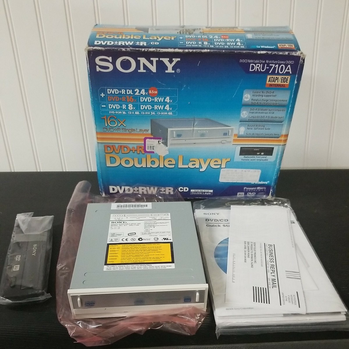 Rare Sony DRU-710A DVD+R Dual Layer Internal Disc Drive