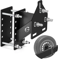 GADFISH Spare Tire Carrier Mount, 3-Nuts Design Trailer Bracket Heavy Duty Holde