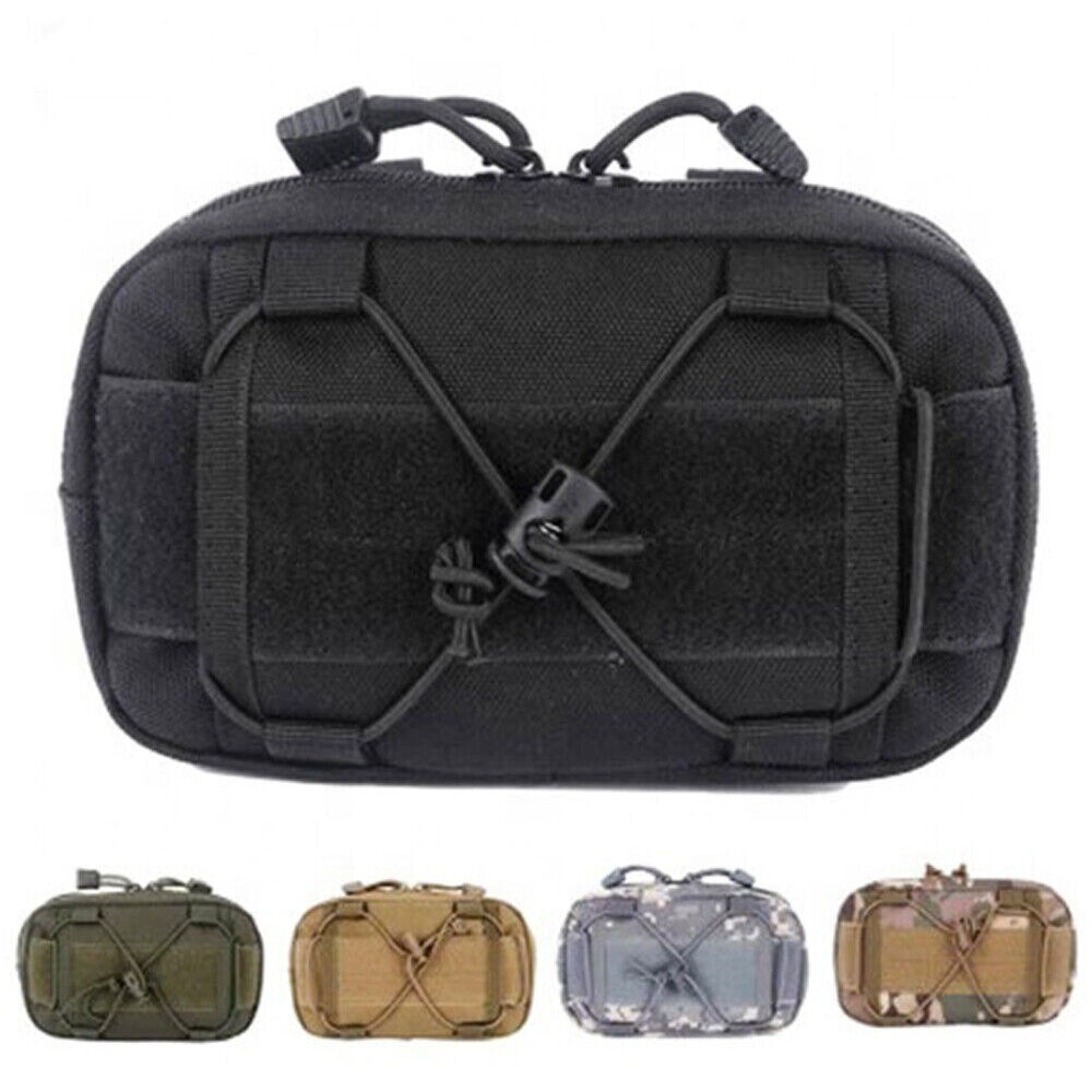 Tactical Molle Horizontal Admin Pouch Compact 1000D Utility Pouch Gadget Gear