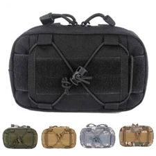 Tactical Molle Horizontal Admin Pouch Compact 1000D Utility Pouch Gadget Gear