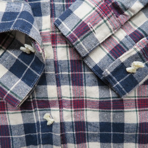 LULU E. BEBE SIZE L WOMEN'S CHECK PLAID FLANNEL LONG SLEEVE LONG SHIRT - Picture 3 of 12