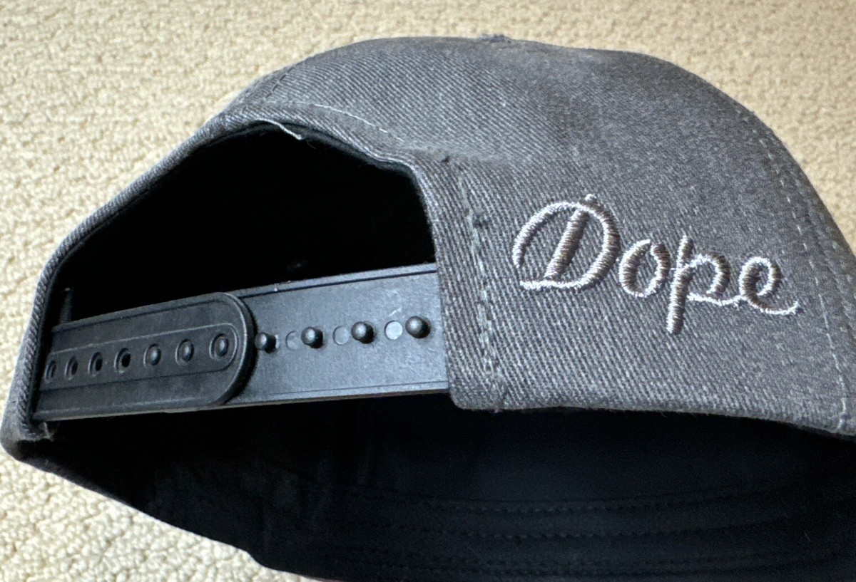 STAMPD LOS ANGELES DOPE SNAPBACKS BLACK & GRAY BOTH CAPS FOR