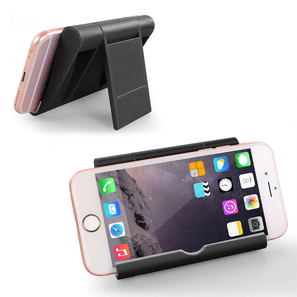 Universal Foldable Cell Phone Desk Stand Holder Mount Cradle For Phone Tablet - Image 2 of 4