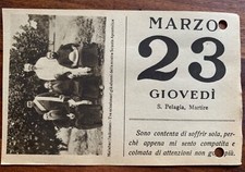 S. Pelagia Märtyrerin, Andachtsbild Des Tages Am Donnerstag, 23. März 1933