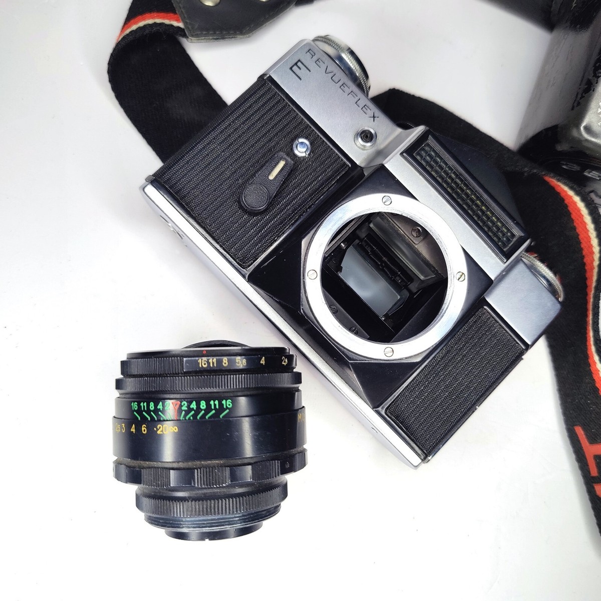Camera Revueflex E with lens Helios 44-2 58mm f/2 m42. USSR | eBay