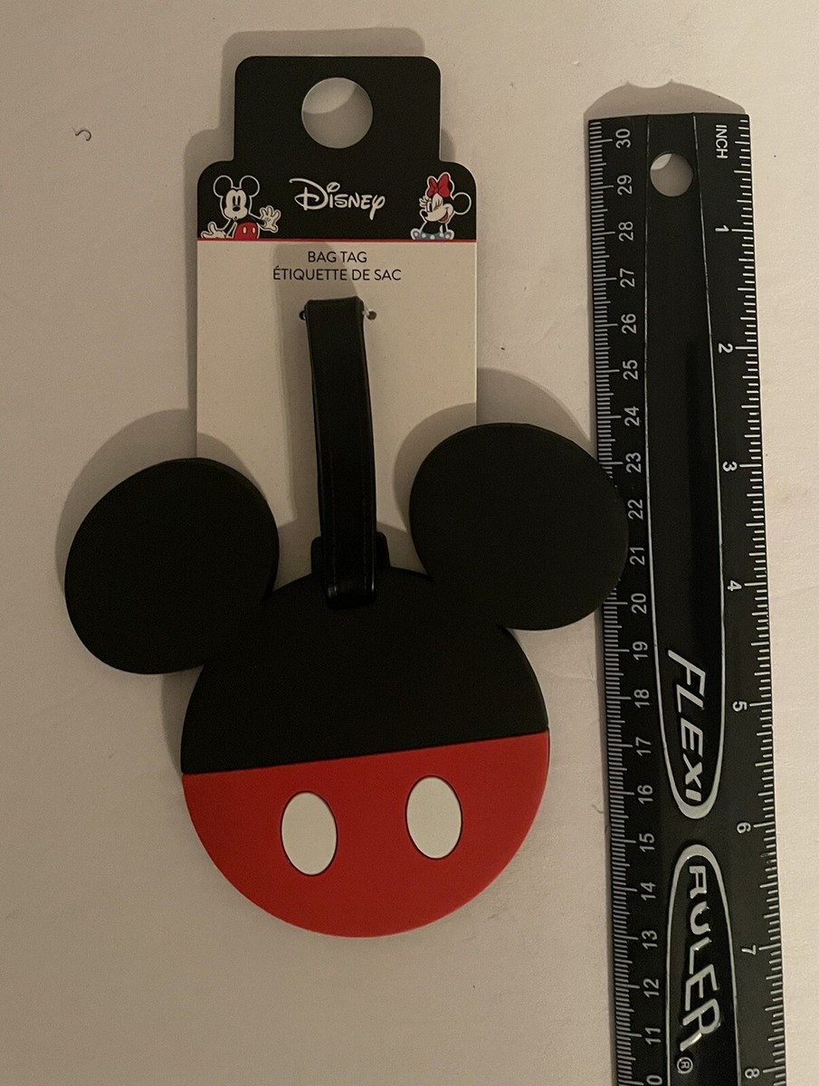 Disney, Luggage, Baggage Bag Tag Mickey Mouse “Hello My Name Is” (1)