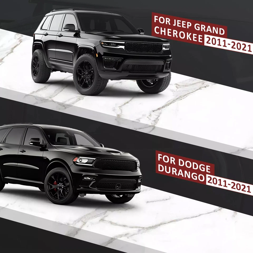 Rearview Mirror Cover Cap For Dodge Durango 2011-2022 Gloss Black Left&Right - Изображение 2 из 4