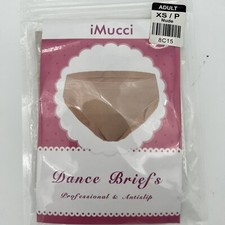 iMucci Dance Briefs Professional Anti-Slip Adult Size XS Nude 8C15