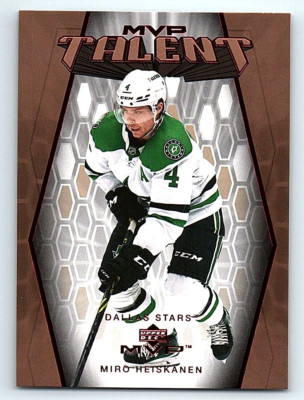 2023-24 Upper Deck MVP #MT-73 MIRO HEISKANEN MVP Talent Dallas Stars