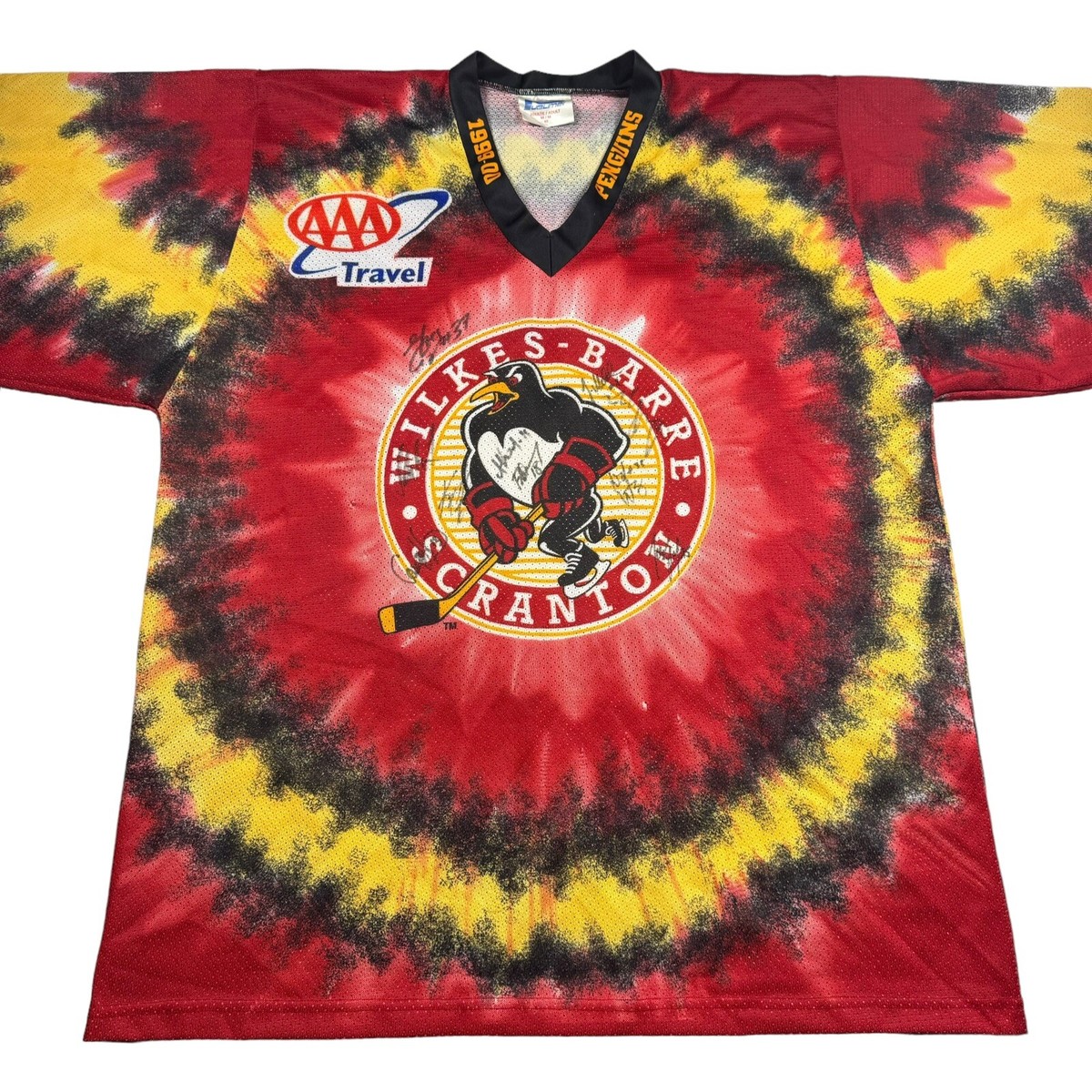 Wilkes-Barre Scranton Penguins 1999/00 Tie-Dye Jersey Size M 48