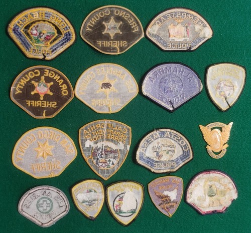 Lot (16) Vintage unbenutzt verschiedene California Police Corrections Patches CHiP's - Bild 6 von 11