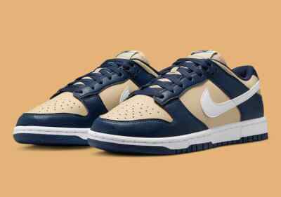 Nike Dunk Low Next Nature Shoes Midnight Navy Gold DD1873-401 Women's Sizes New