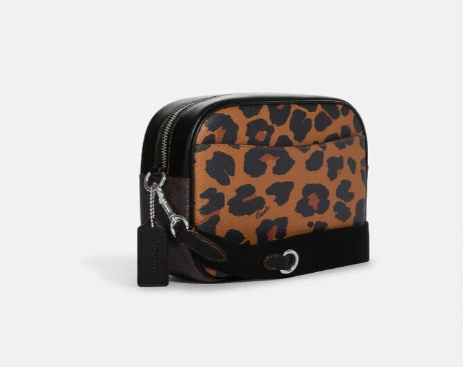 Coach Jes Crossbody Leopard Print  Black coach purses, New coach