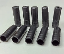 4mm Shift Cable Housing Ferrule Tips End Caps Black, Plastic 10 Pack For Shimano
