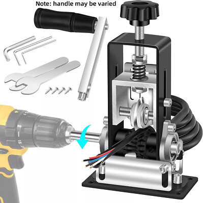 #ad Brand New Manual Wire Stripping Machine Portable Cable Stripper 1mm to 25mm Fast $24.99
