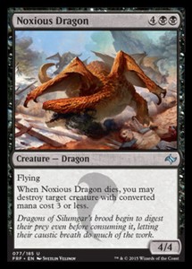 Noxious Dragon x4 - Fate Reforged - NM-Mint, English - Fate Reforged