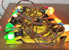 Vintage Holly-Lite 15 Light Multiple Set Christmas Tree Lights 915JK.  Working — photo 2