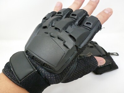 PADDED PAINTBALL GLOVES SIZE LARGE LEATHER PALM PROTECTIVE GEAR DYE EMPIRE PE