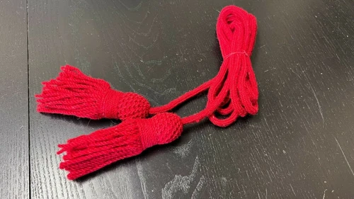 Civil War era, 19th Century U.S. Army Wool Red Artillery Bugle Cord - NEW repro.