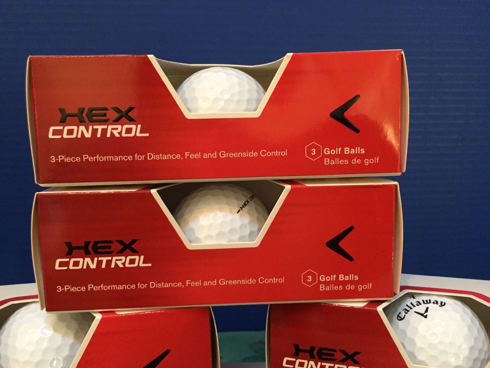 2 boxes Brand New Callaway Hex Control Golf Balls 6 Balls eBay